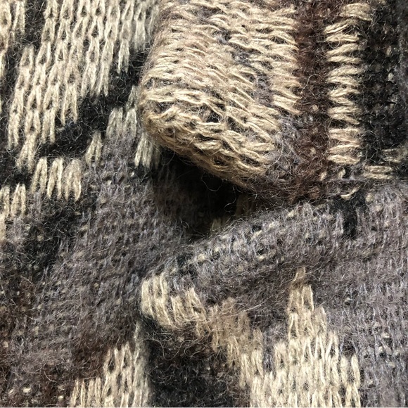 Vintage Wool & Mohair Long Open Front Cardigan - Picture 10 of 17